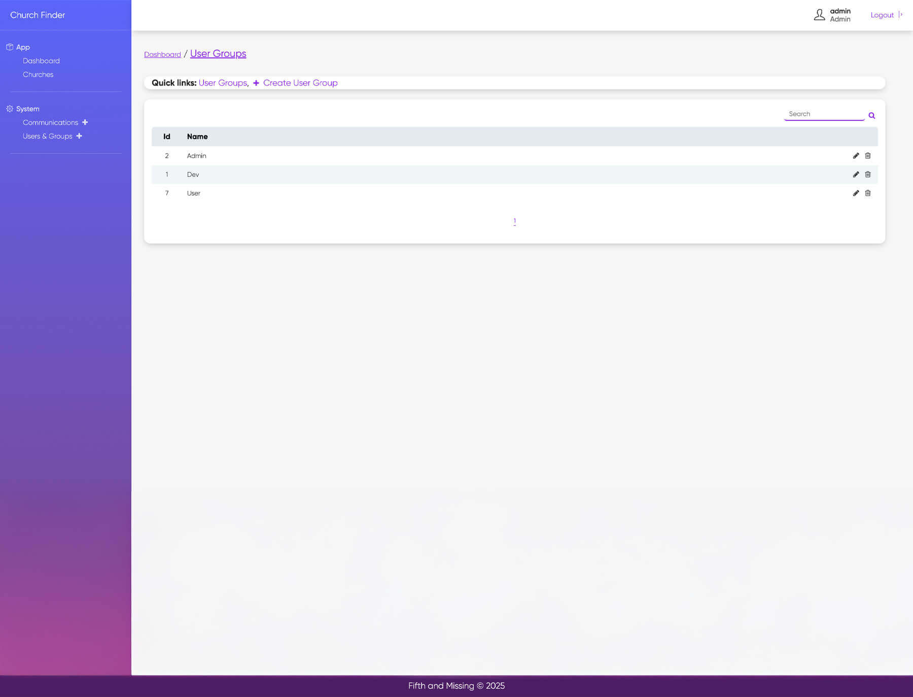 Church directory backend tools for editing records and platform data