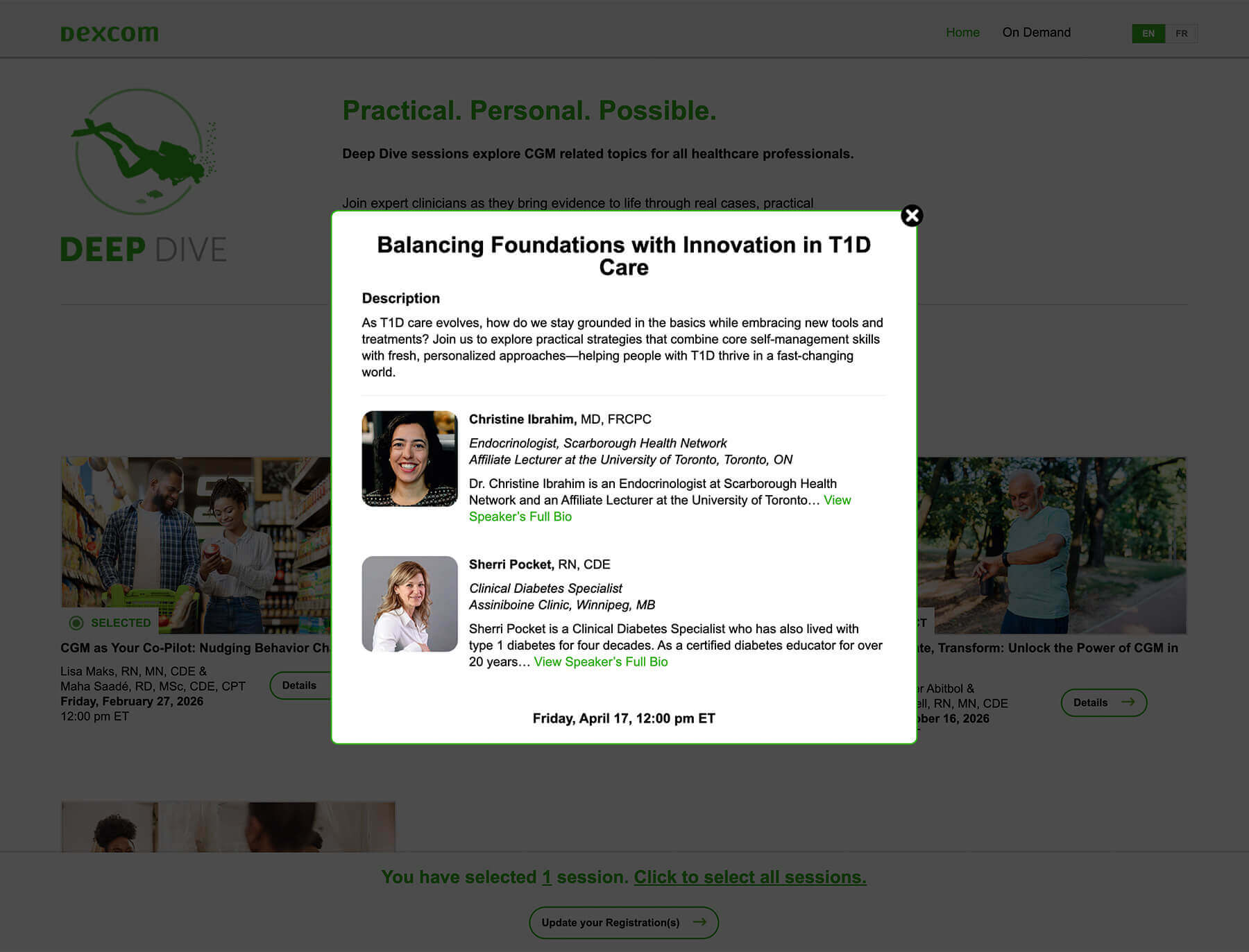 Deep Dive Webinar Details