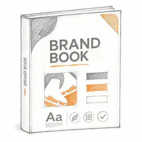 Prince Edward County Skating Club brand guideline book