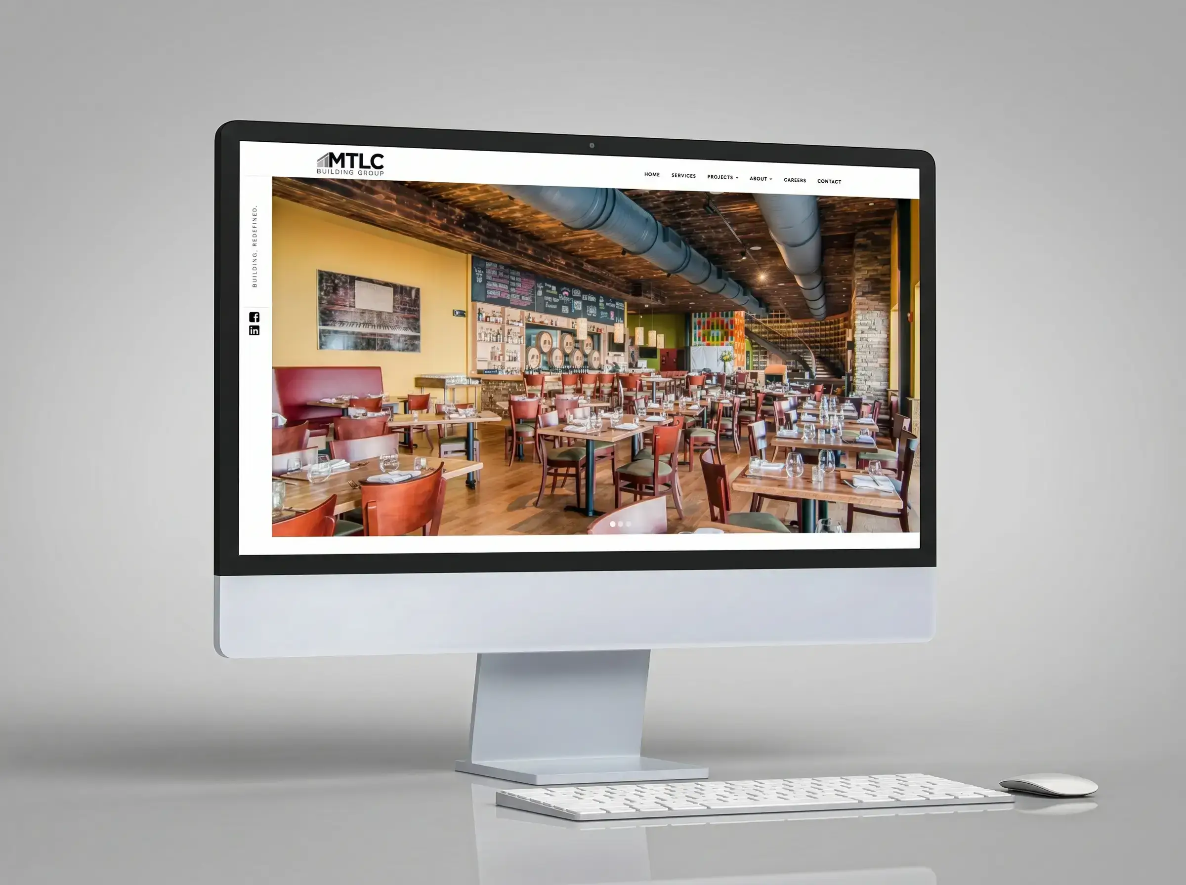 MTLC Building Group Corporate Website Design & Development design work